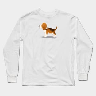 Queen Elizabeth Pocket Beagle Dog Long Sleeve T-Shirt